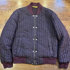 Canali Rain & Wind Tech Quilted Bomber | Lampo Zips | Made in Italy